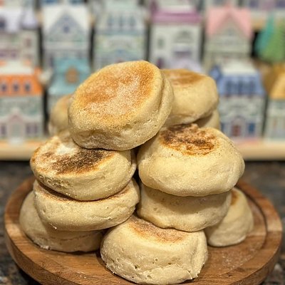Sourdough English Muffins - Half Dozen