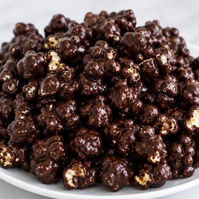 Dark Chocolate Covered Popcorn 