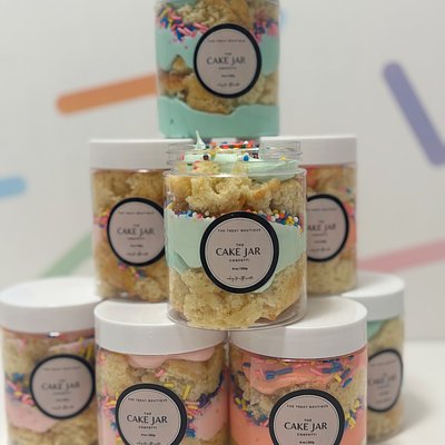 Confetti Cake Jar