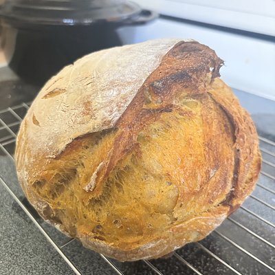 Pumpkin Sourdough Loaf