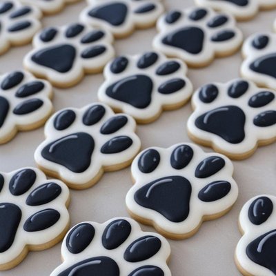 Dog Or Cat Paws cookie Set