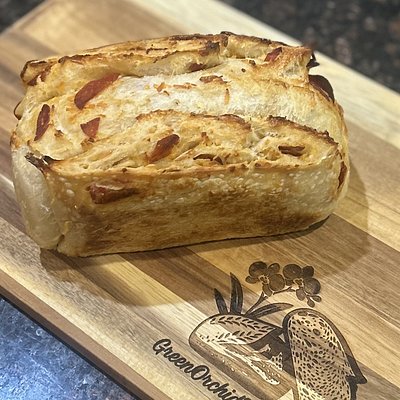 Pepperoni & Italian Cheese Blend Sourdough Bread