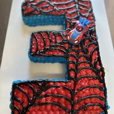 number/letter cake