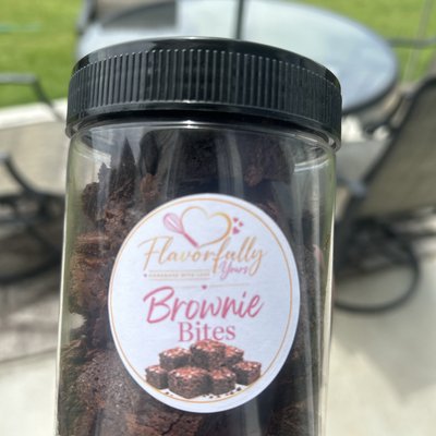 Brownie Bites with Walnuts 