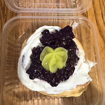 Blueberry Lemon Cinnamon Roll