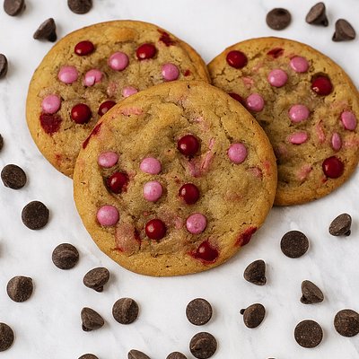 Valentine M&M Cookie 6pk 
