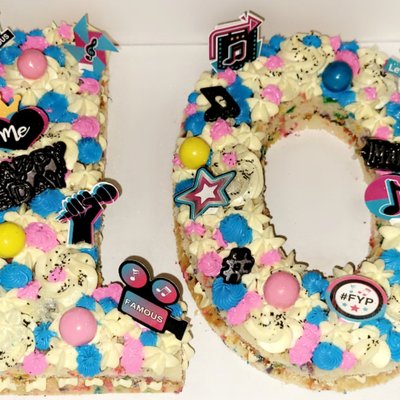 Double Digit Number Cakes