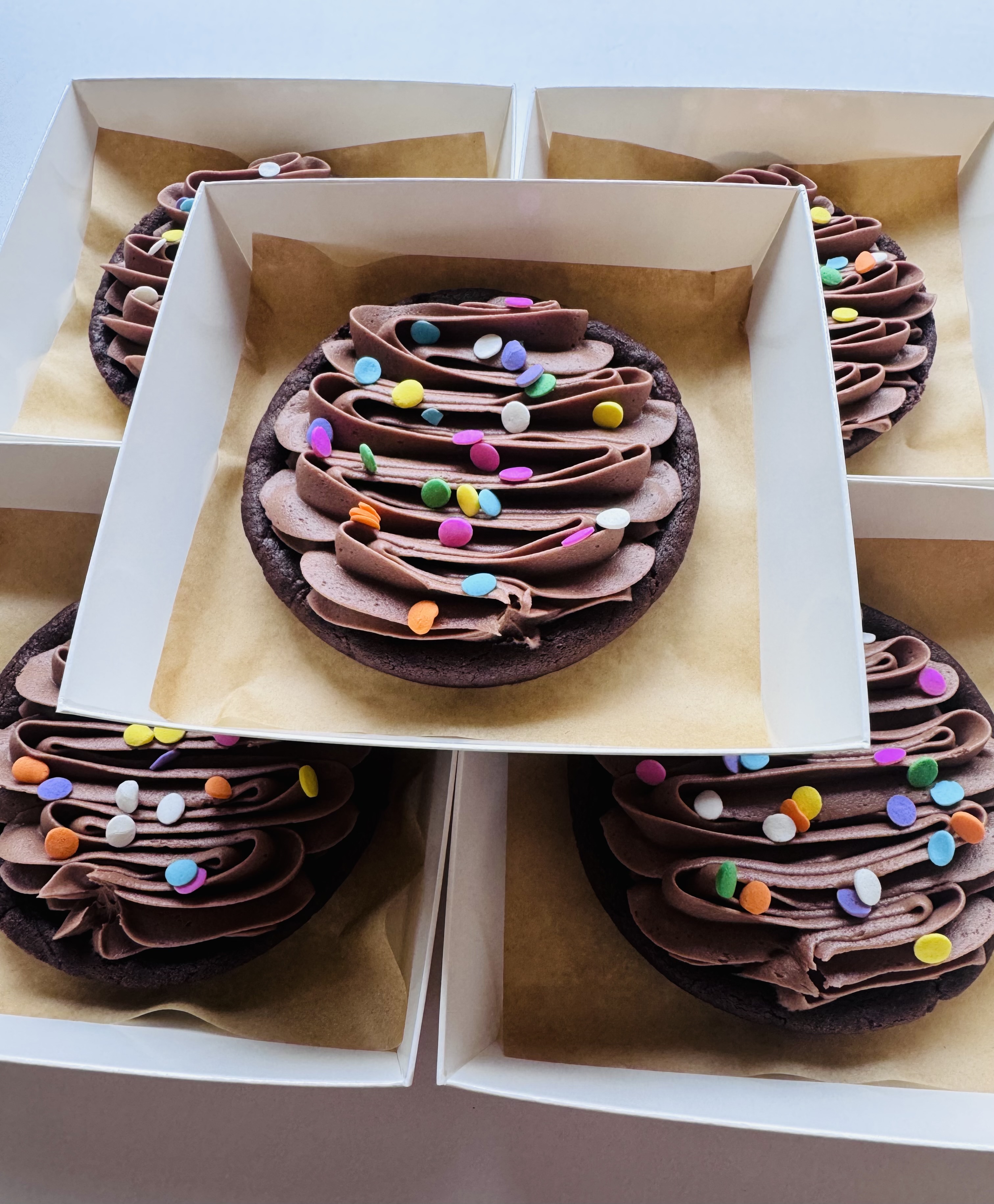 Chocolate Fudge Cookie With Chocolate Buttercream Frosting