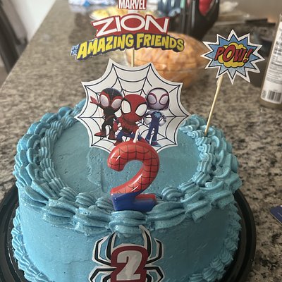 Spidey & friends Cake