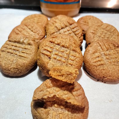 Keto Peanut Butter Cookies 1 Dozen 