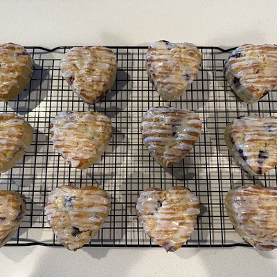 Lemon Blueberry Scones (12)
