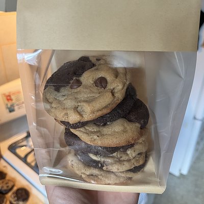 Peanut Butter & Chocolate Swirl Cookies