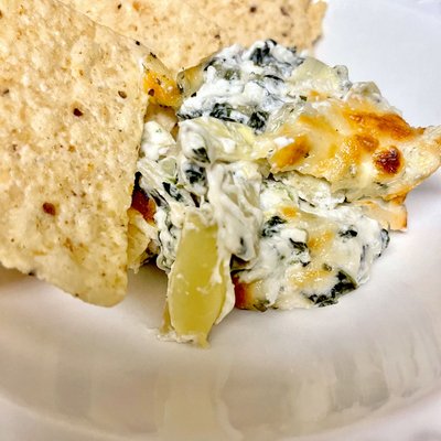 Spinach Artichoke Dip (serve warm)
