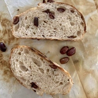 Olive Parmesan Sourdough Loaf