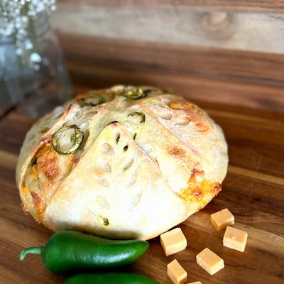 Cheddar Jalapeño Sourdough 