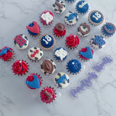 24 Mini Brownie Cups