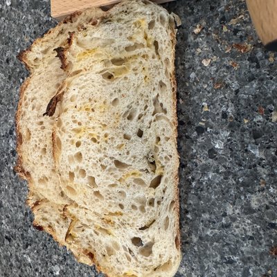 Italian Herbs & Cheese Sourdough Bread 