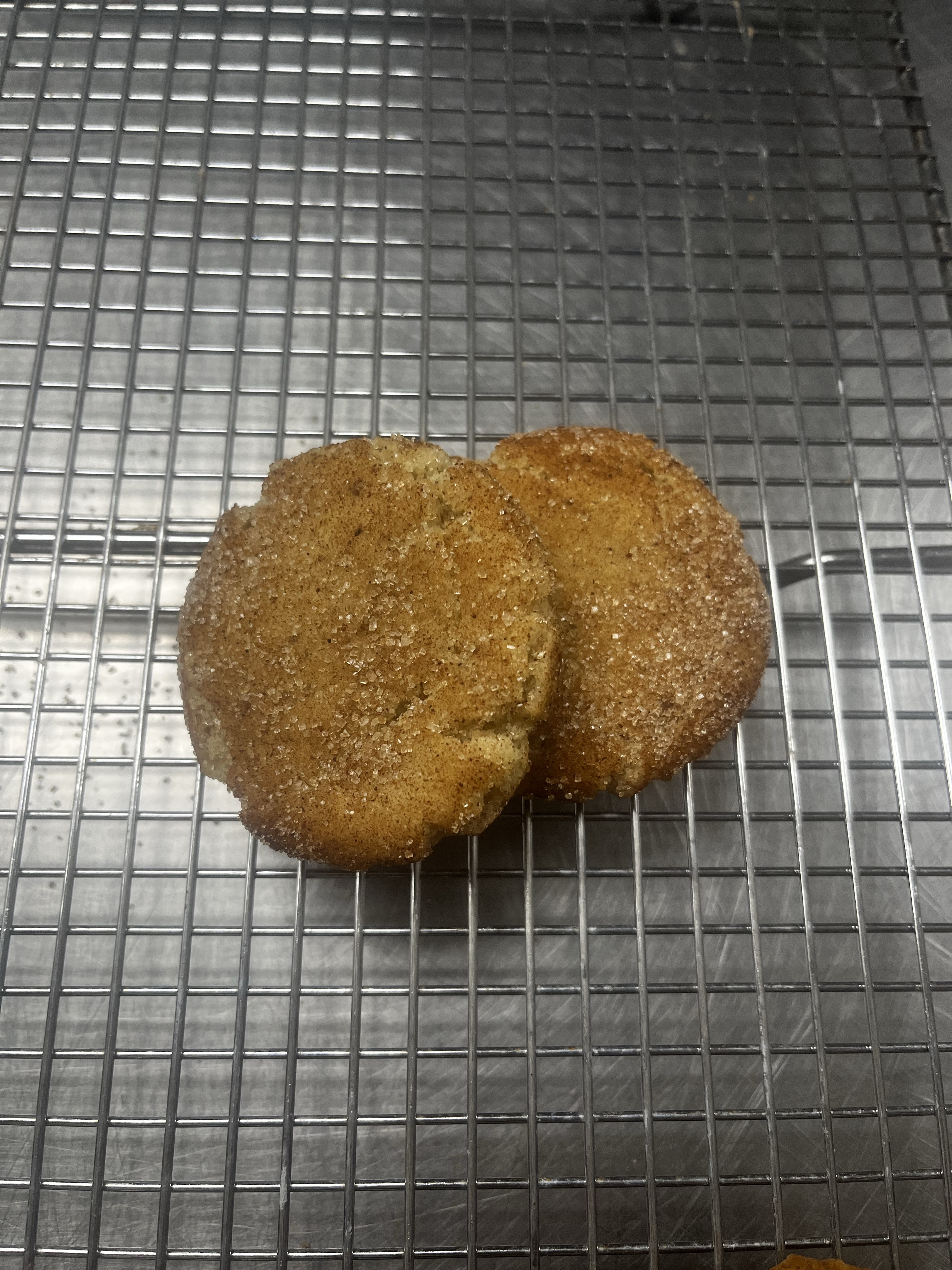 1/2 Size Vegan Snickerdoodles