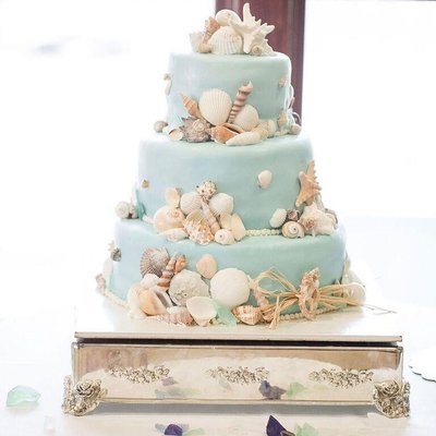 Beach Fondant Cake - Bolo De Praia