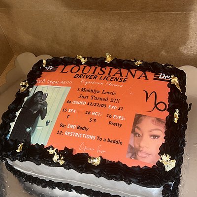 1/2 Sheet Cake 