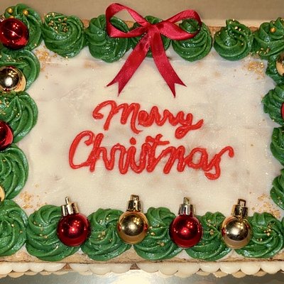 12in Rectangle Double Layer Cookie Cake