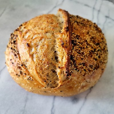 Artisan Sourdough Everything Bagel 