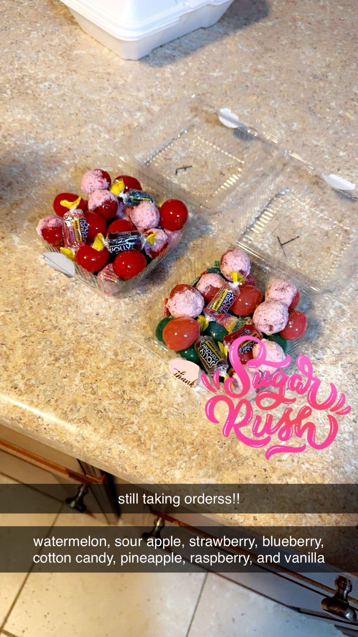 Candied Grapes 