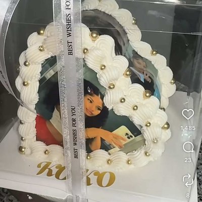  6 Inch Heart In Clear Box