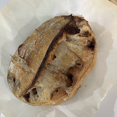 Pecan Butter Swirl Sourdough Loaf