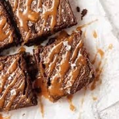 Sea Salt Caramel Mocha Brownies