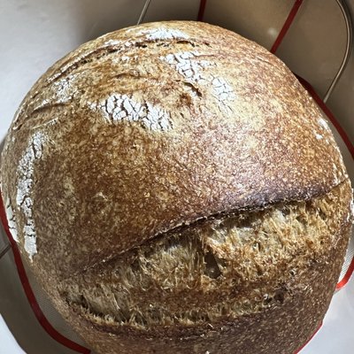 Whole Wheat Sourdough Loaf🌾