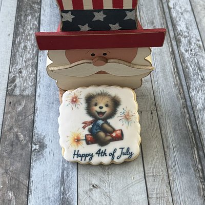 Single Printed Bear Firecracker