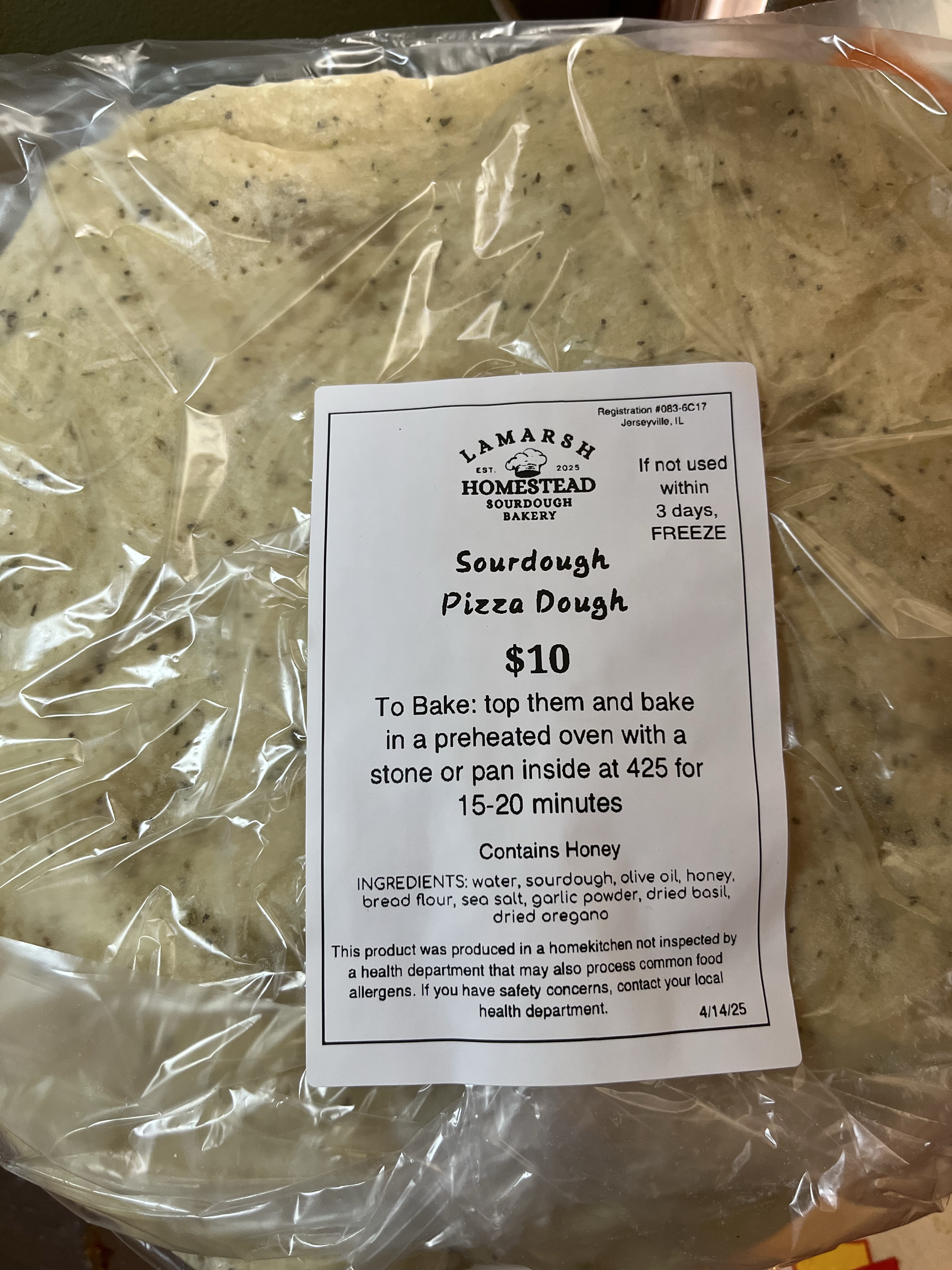 Sourdough Pizza Dough 
