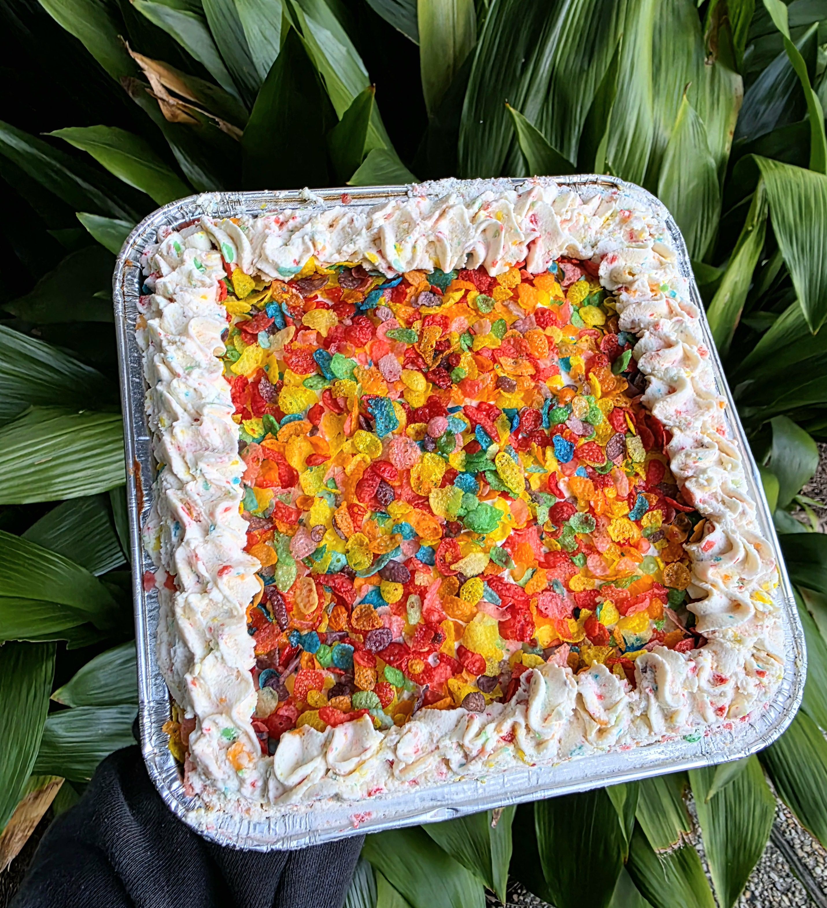 Fruity Pebbles Tres Leches Cake (8x8 Pan)