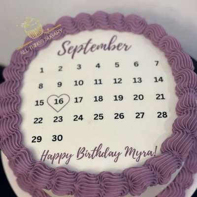 Custom Cake 8 Inch 3 Layers