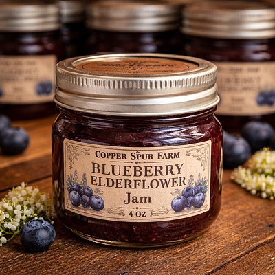 Blueberry Elderflower Jam