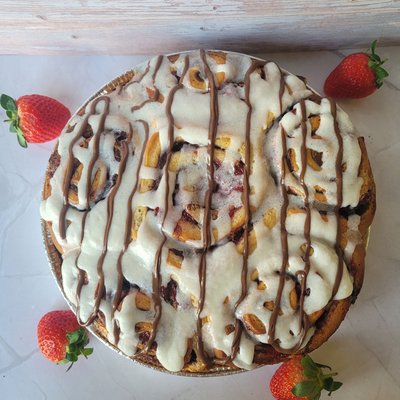 Strawberry Nutella rolls