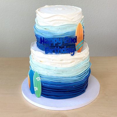 Large Two-Tier Cake