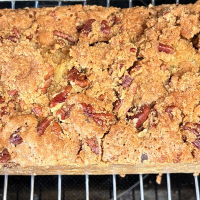 Large Banana Crumb Bread