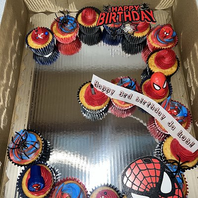 Number/ Letter Shaped Cupcakes