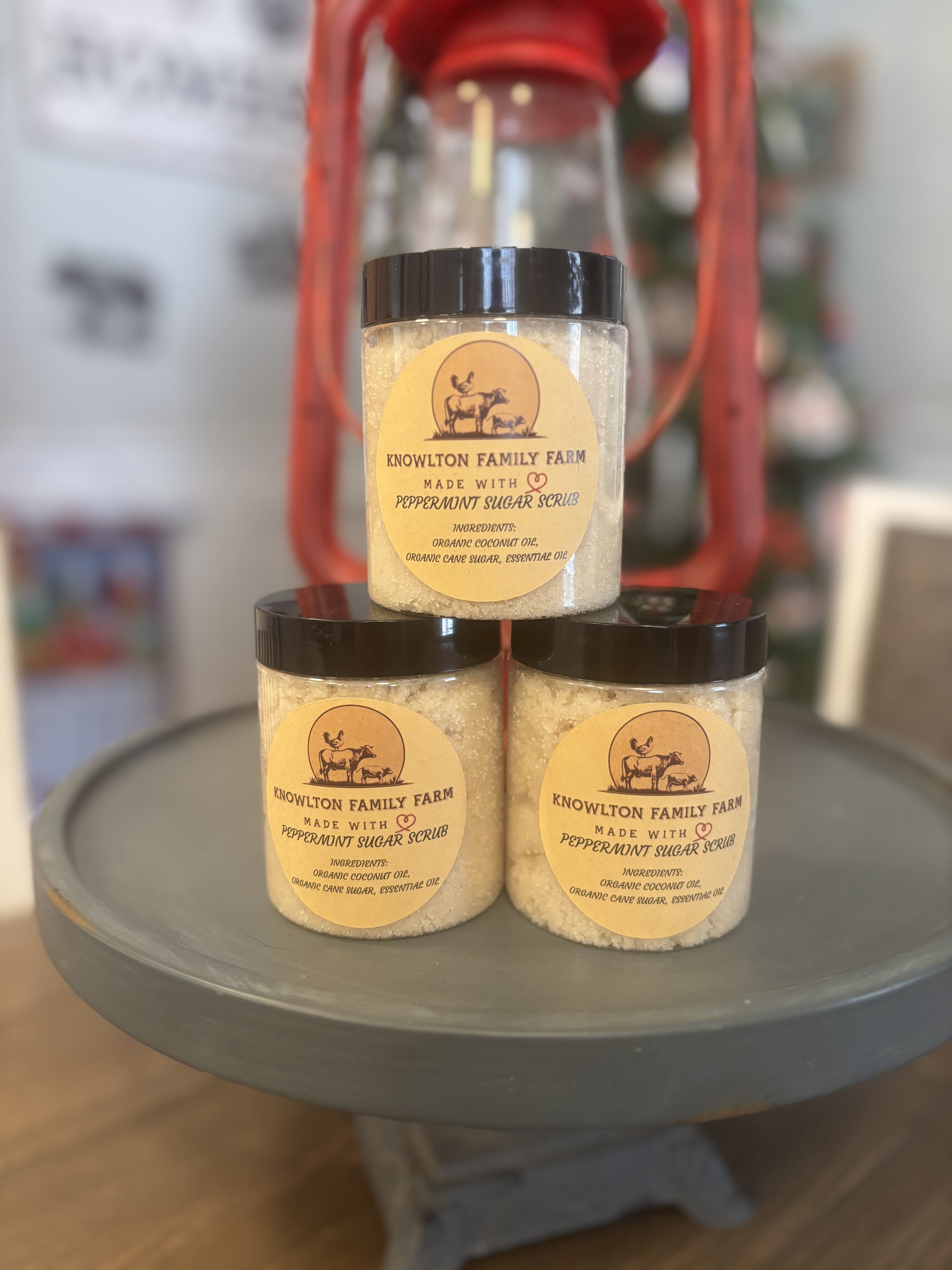 Organic Peppermint Sugar Scrub 