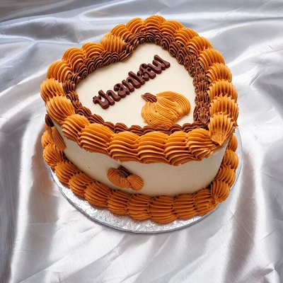 Harvest Heart Cake