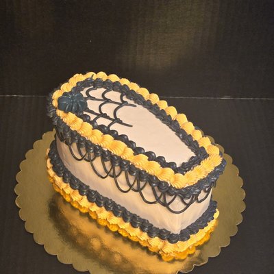 Halloween COFFIN CAKE