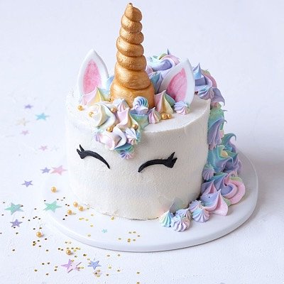 6” Girls Unicorn Cake 10 People
