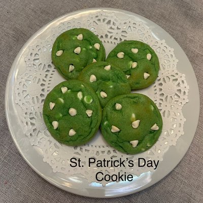 White Chocolate Grinch Cookies