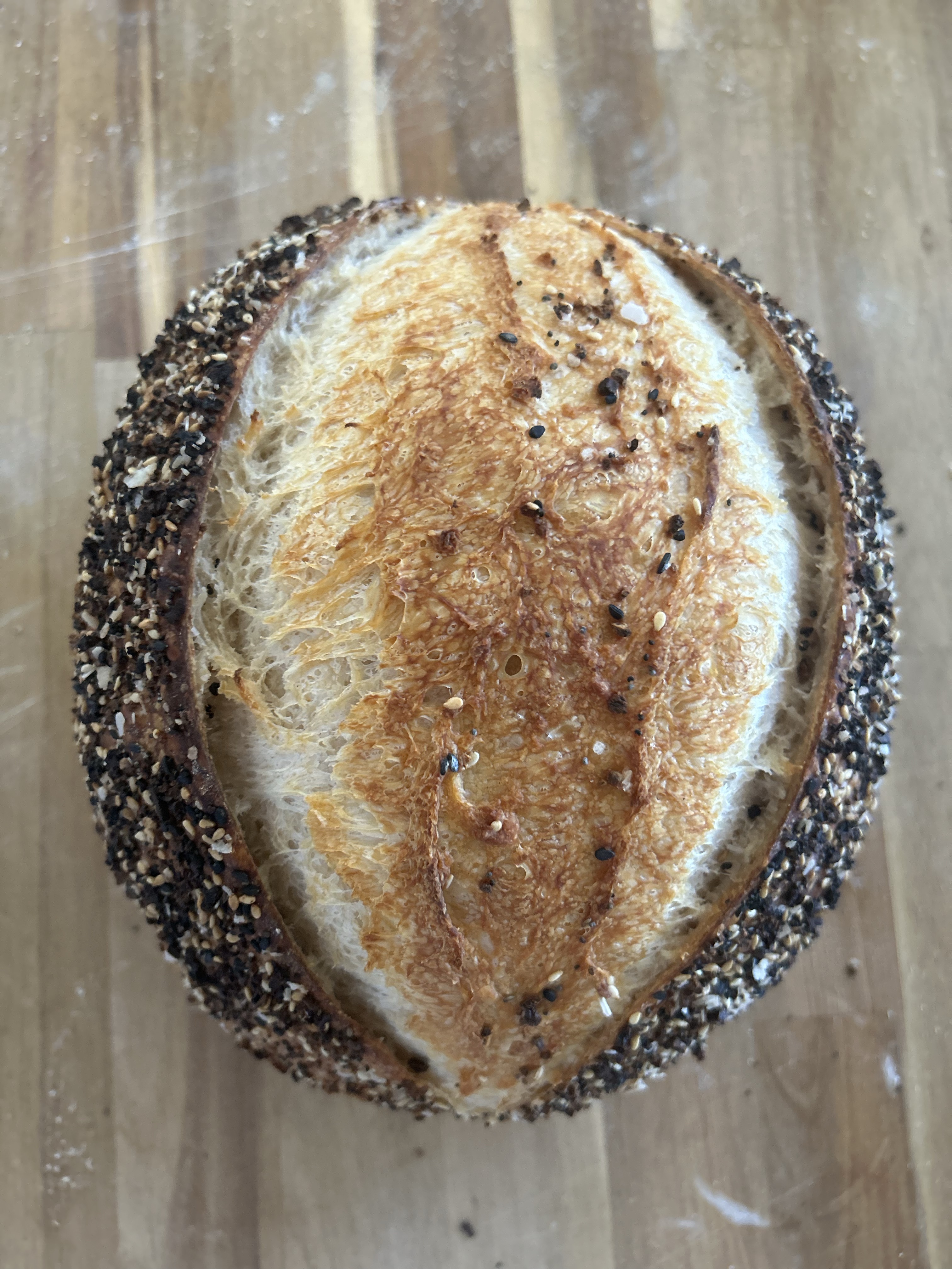 Everything Seasoning Sourdough Bread