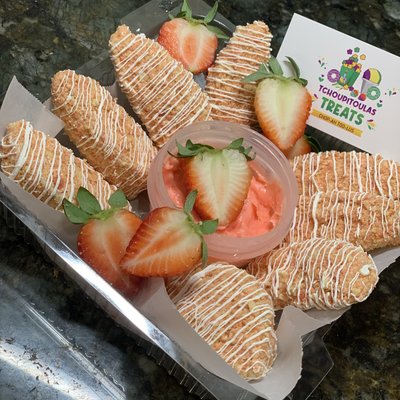 Cheesecake Stuffed Apple Slices