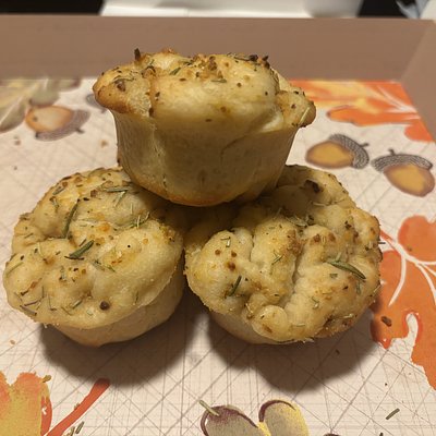 Rosemary Garlic Focaccia Muffins (12 Count)