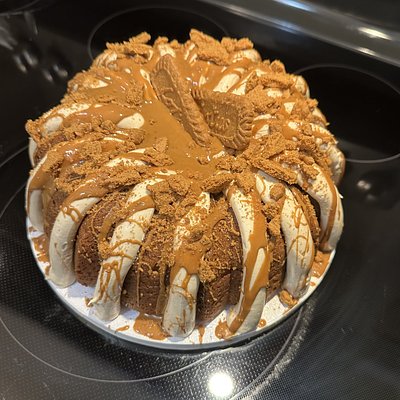 10” Biscoff Cookie Butter Bundt Cake