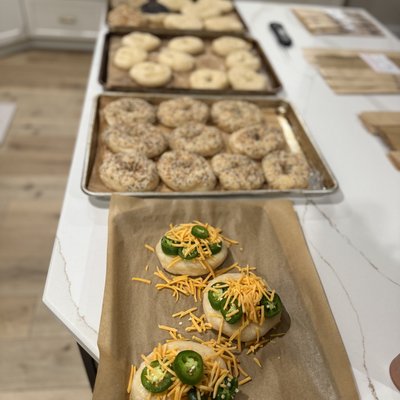 MINI sourdough bagels 🥯 